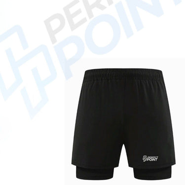 Short negro con elastano y licra