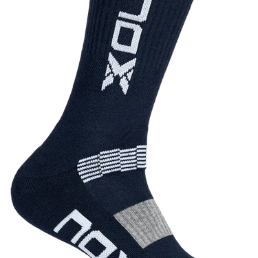 Medias nox padel azul con blanco