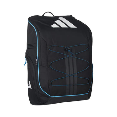 Mochila Adidas protour negro con azul 3.4 2025