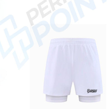 Short blanco ultra ligero . Sin bolsillo (licra blanca / licra negra)