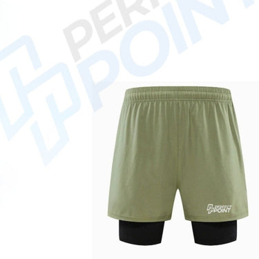 Short verde con elastano